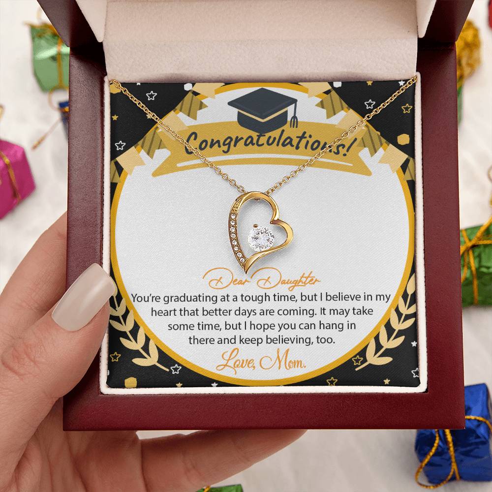 Graduation Gift For Daughter From Mom Forever Love Necklace