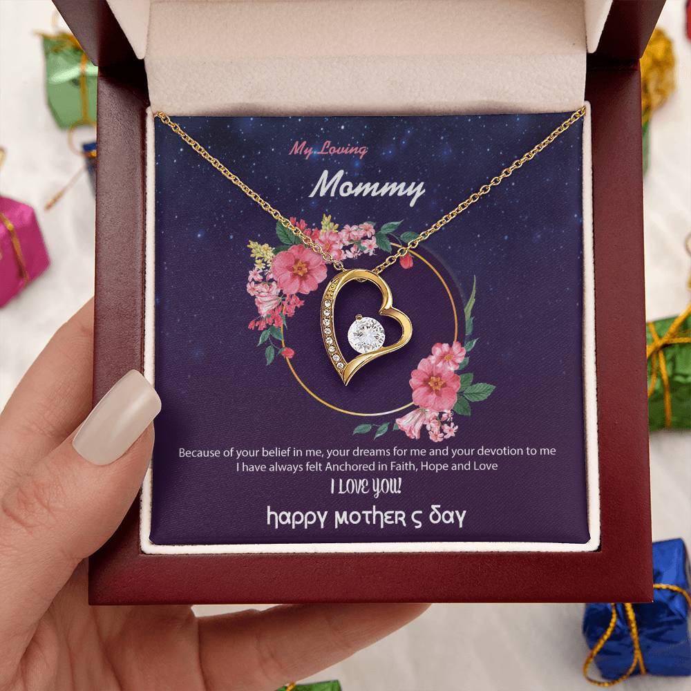 To My Mom 1 Forever Love Necklace