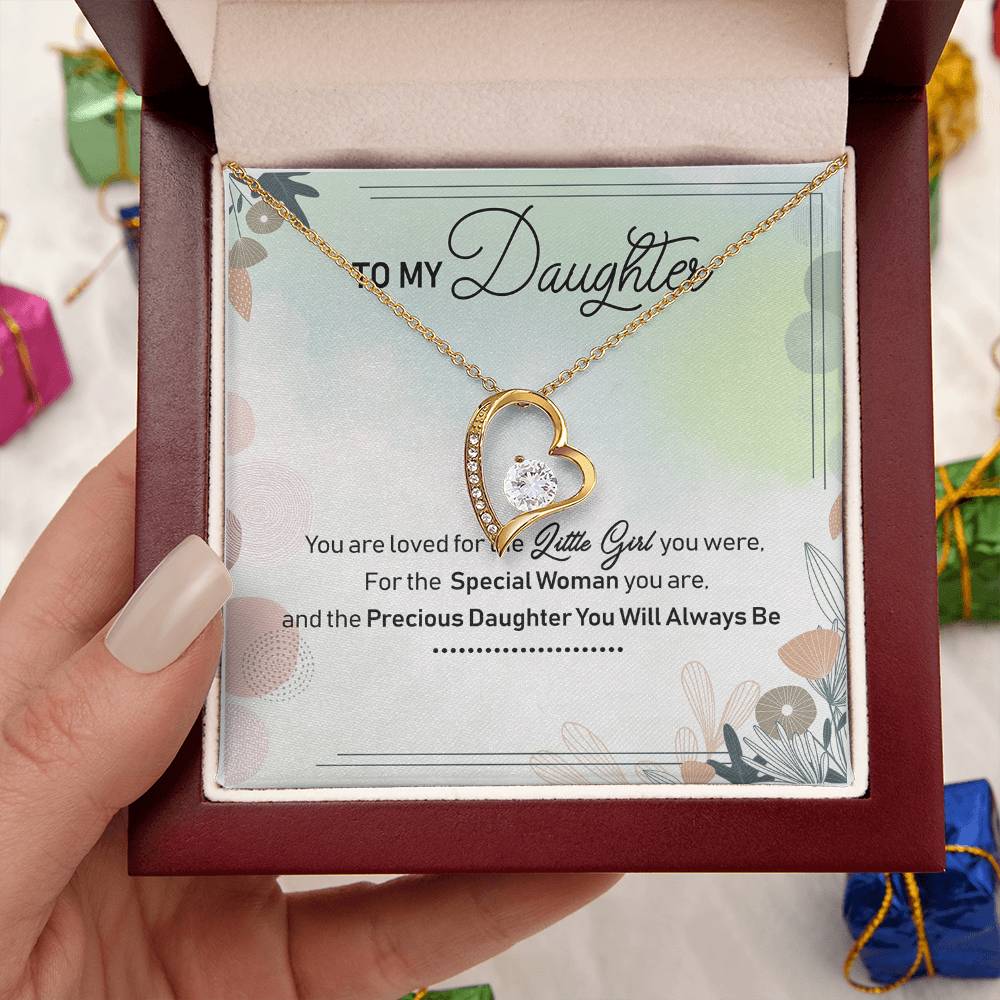 Gift For Daughter From Mom Anniversary Lovingly Mom Grown Up Daughter Hug Necklace For Daughter Always Keep Me In Your Heart Forever Love Necklace