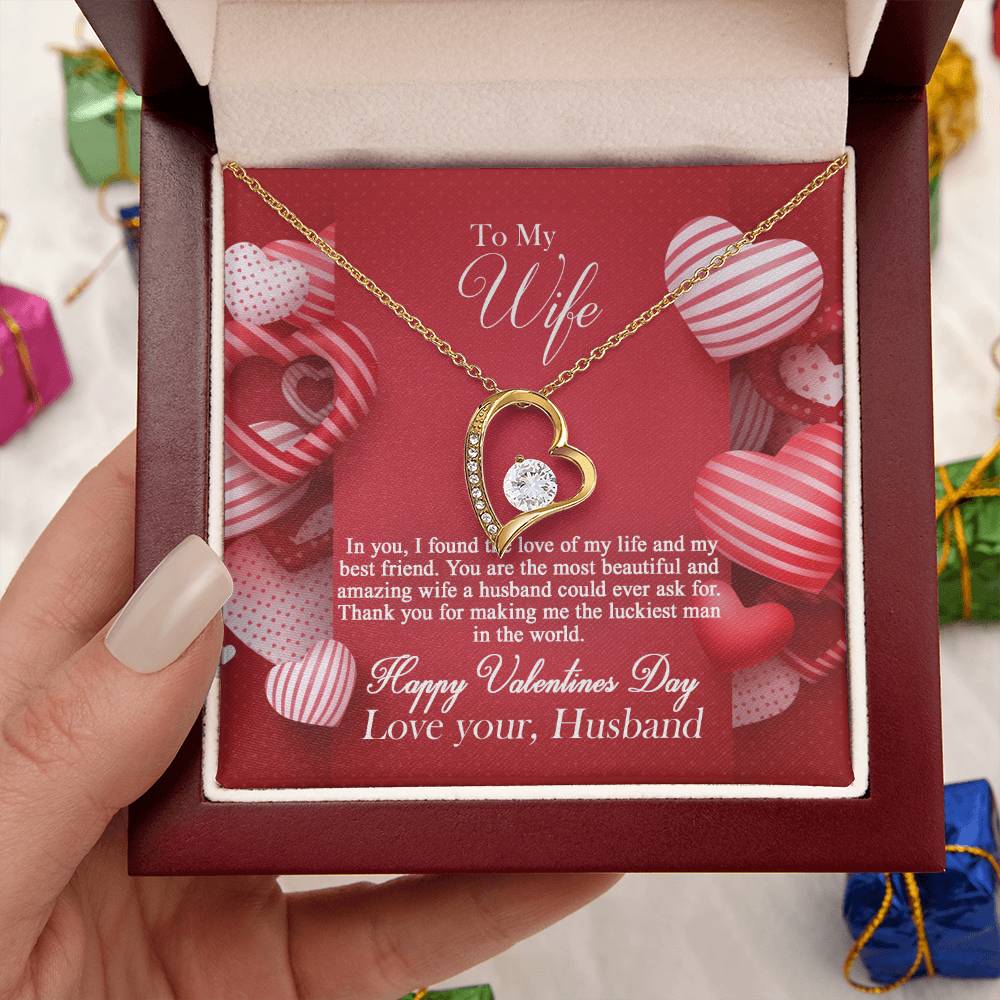 To My Wife 2 Forever Love Necklace