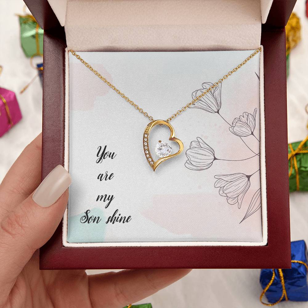 You Are My Son Shine 1 Forever Love Necklace