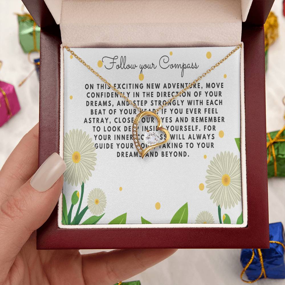 Class Of 2022 Necklace Jewelry Gift Graduation Gift For Daughter Gift From Mom I'll Always Be There For You Forever Love Necklace