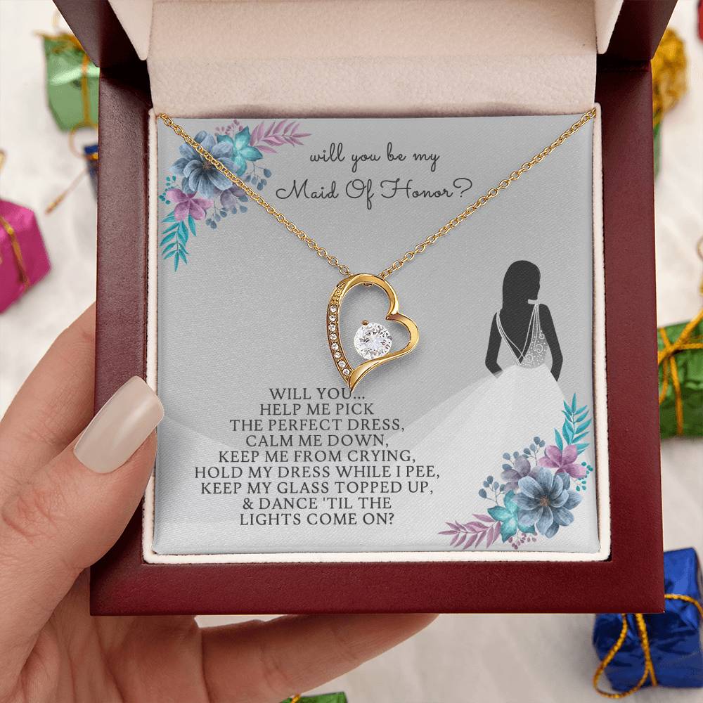Unique Bridesmaid Jewelrybridesmaid Accessories Jewelry 1 Forever Love Necklace