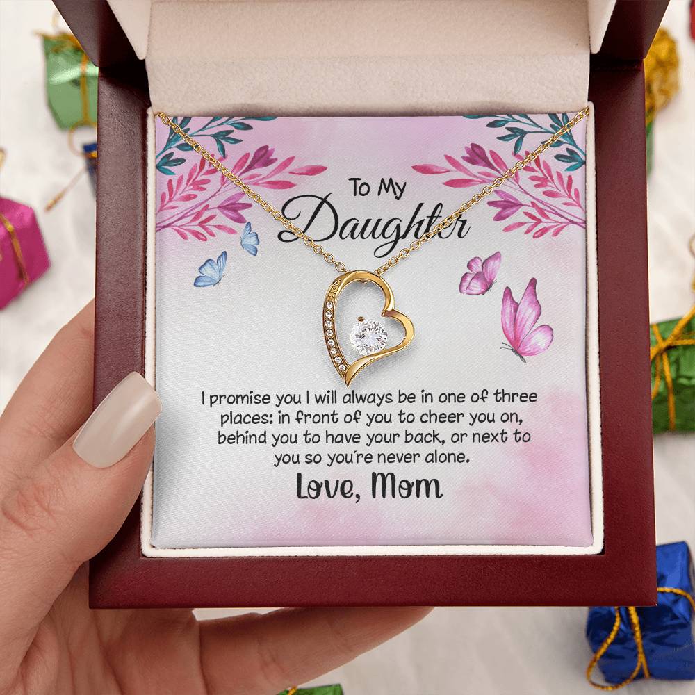 To My Daughter I Promise You Forever Love Necklace