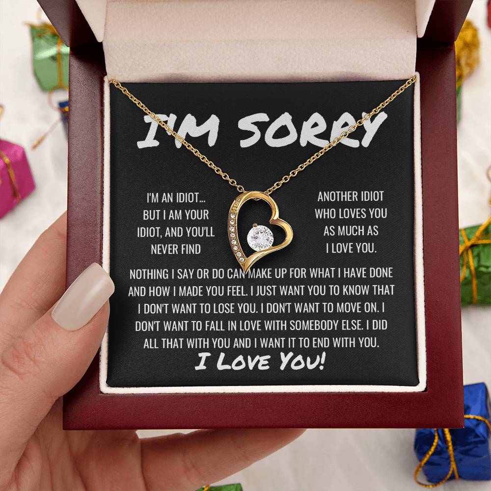 Sorry Apology Necklace 1 Forever Love Necklace