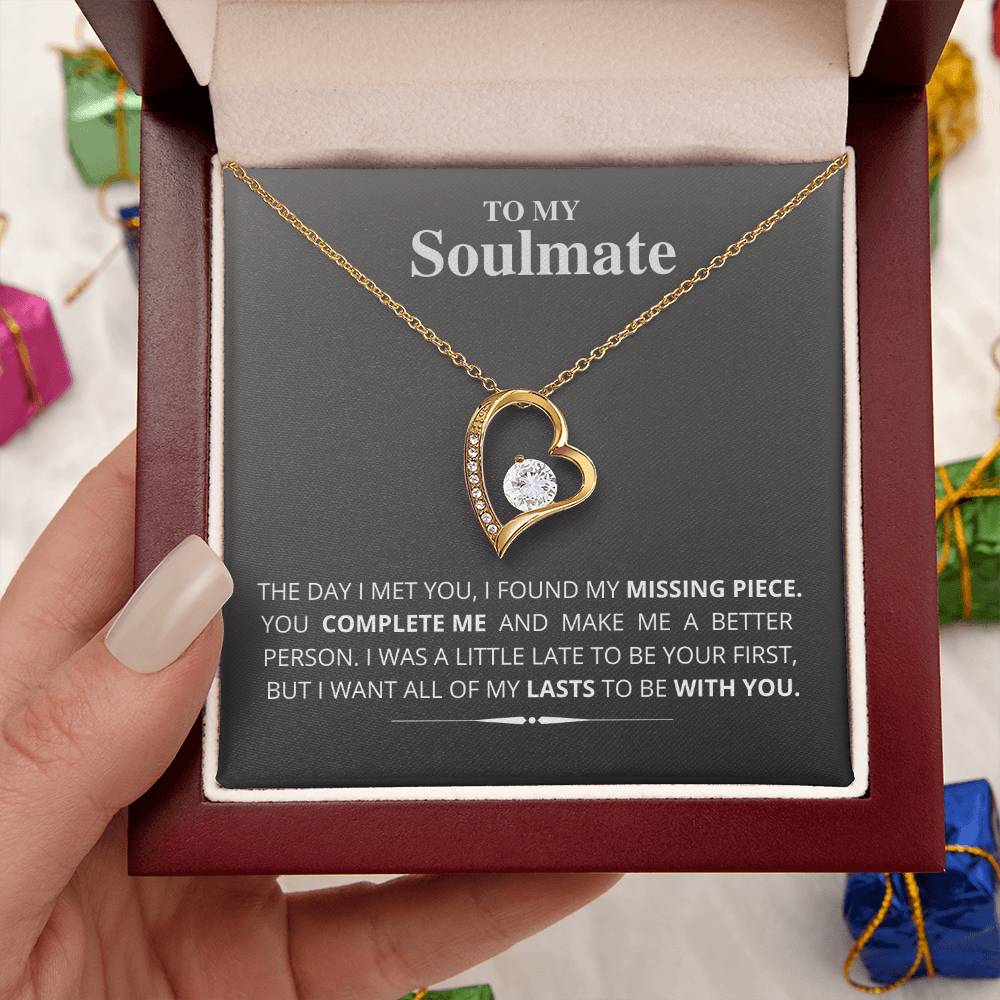 To My Soulmate - Forever Love Necklace Forever Love Necklace
