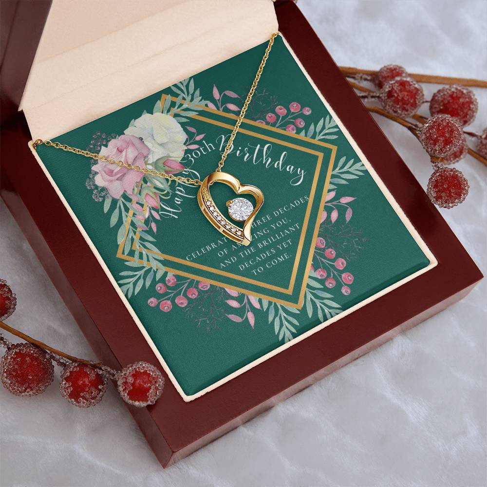 Daughter Birthday Gift Daughter Jewelry Daughter Necklace Mom To Daughter Necklace Meaningful Necklace For Daughter 30th Birthday Gifts Forever Love Necklace