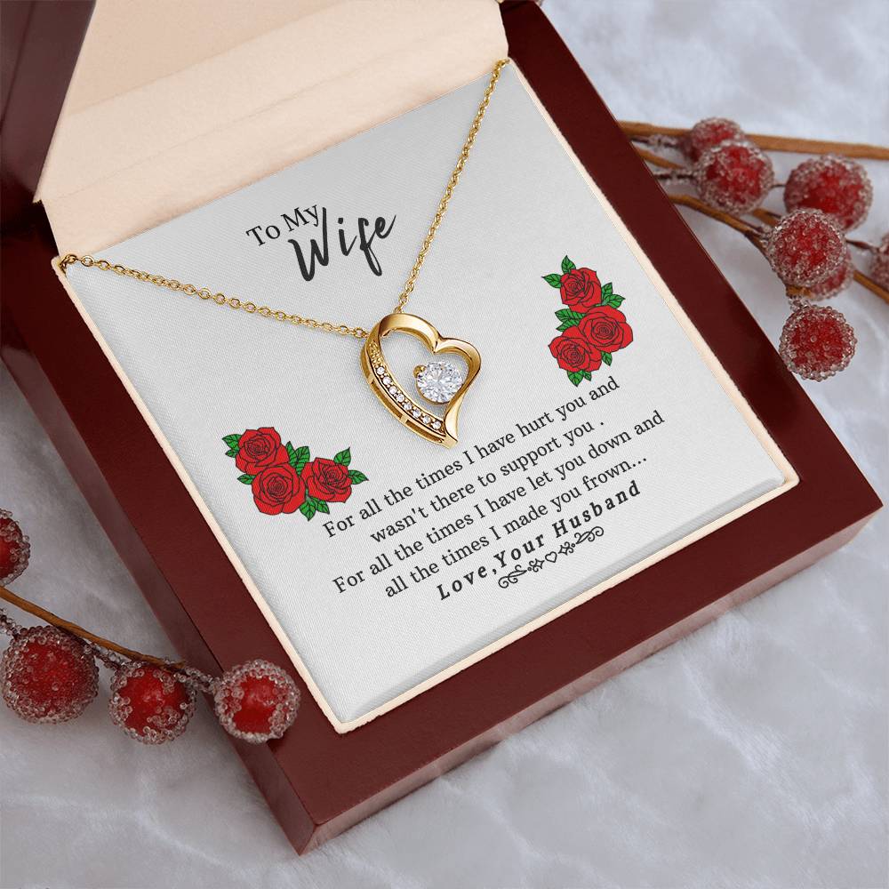 To My Wifeforever 1 Forever Love Necklace
