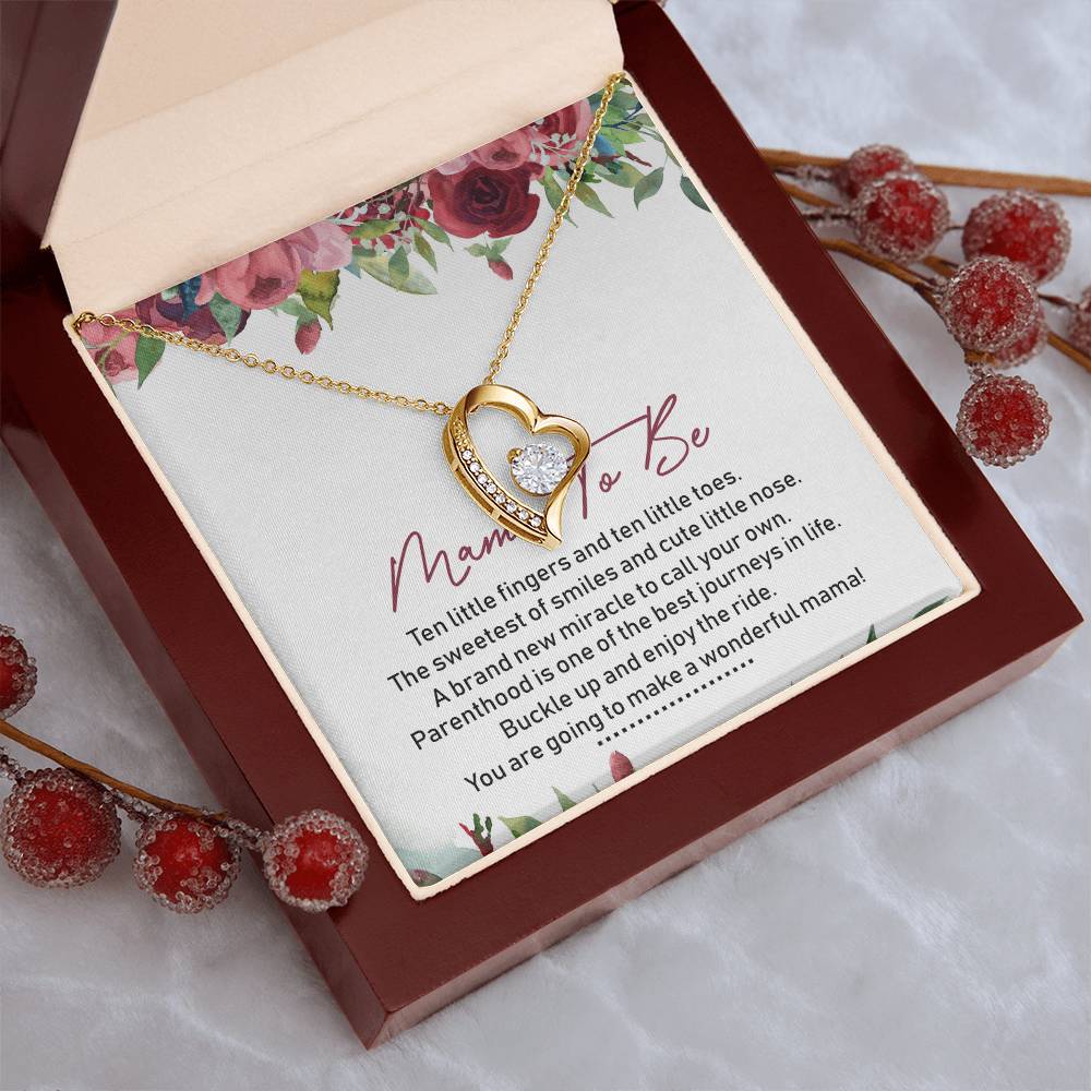 Mama To Be Forever Love Necklace Message Card Forever Love Necklace
