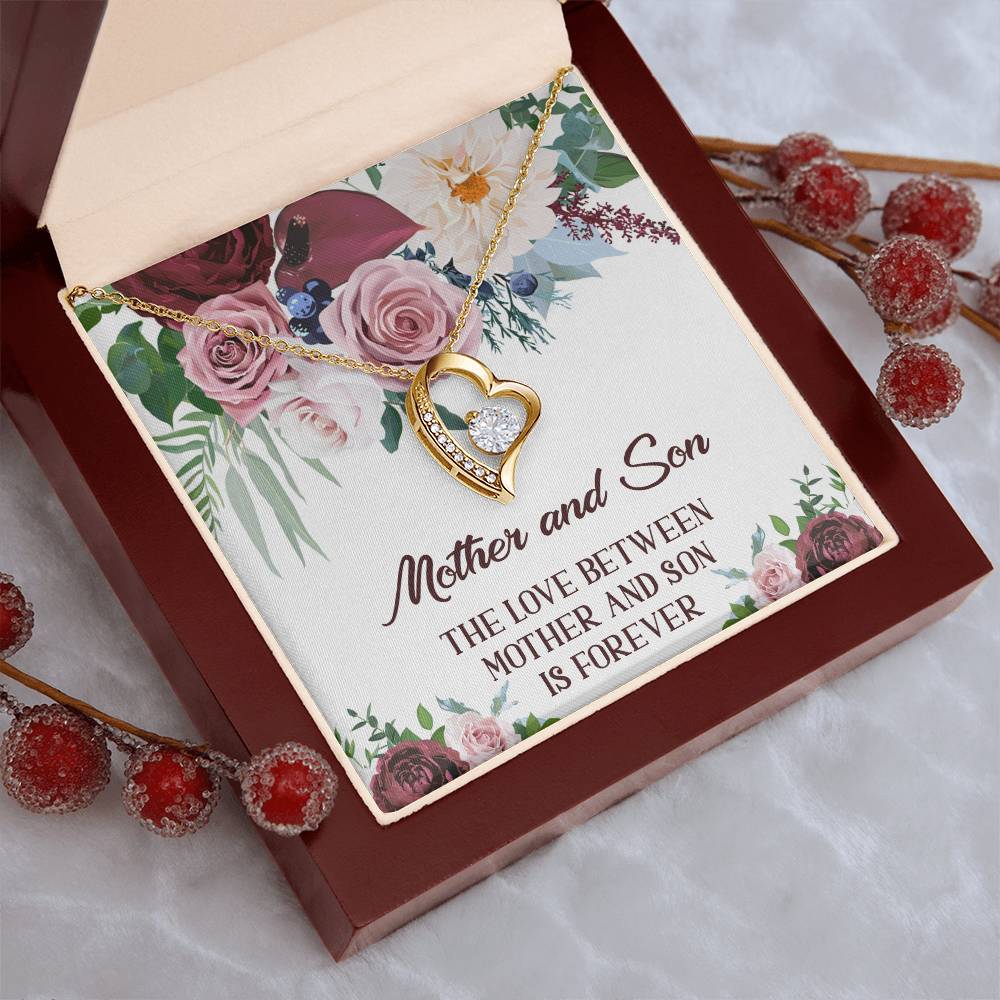 Mother Son Necklace Mother And Son Necklace Mom Jewelry From Son Gift For Mom From Sonmother And Son Birthday Gift 1 Forever Love Necklace