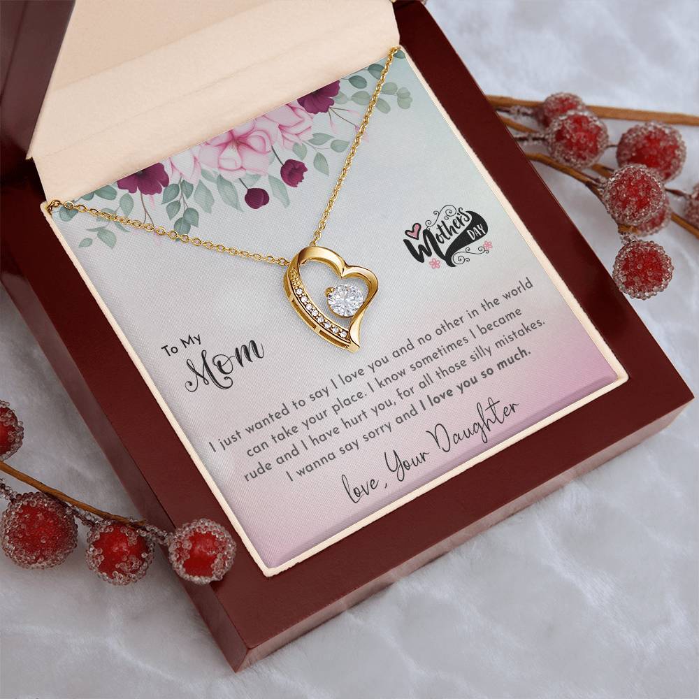 Happy Mother's Day Forever Love Necklace