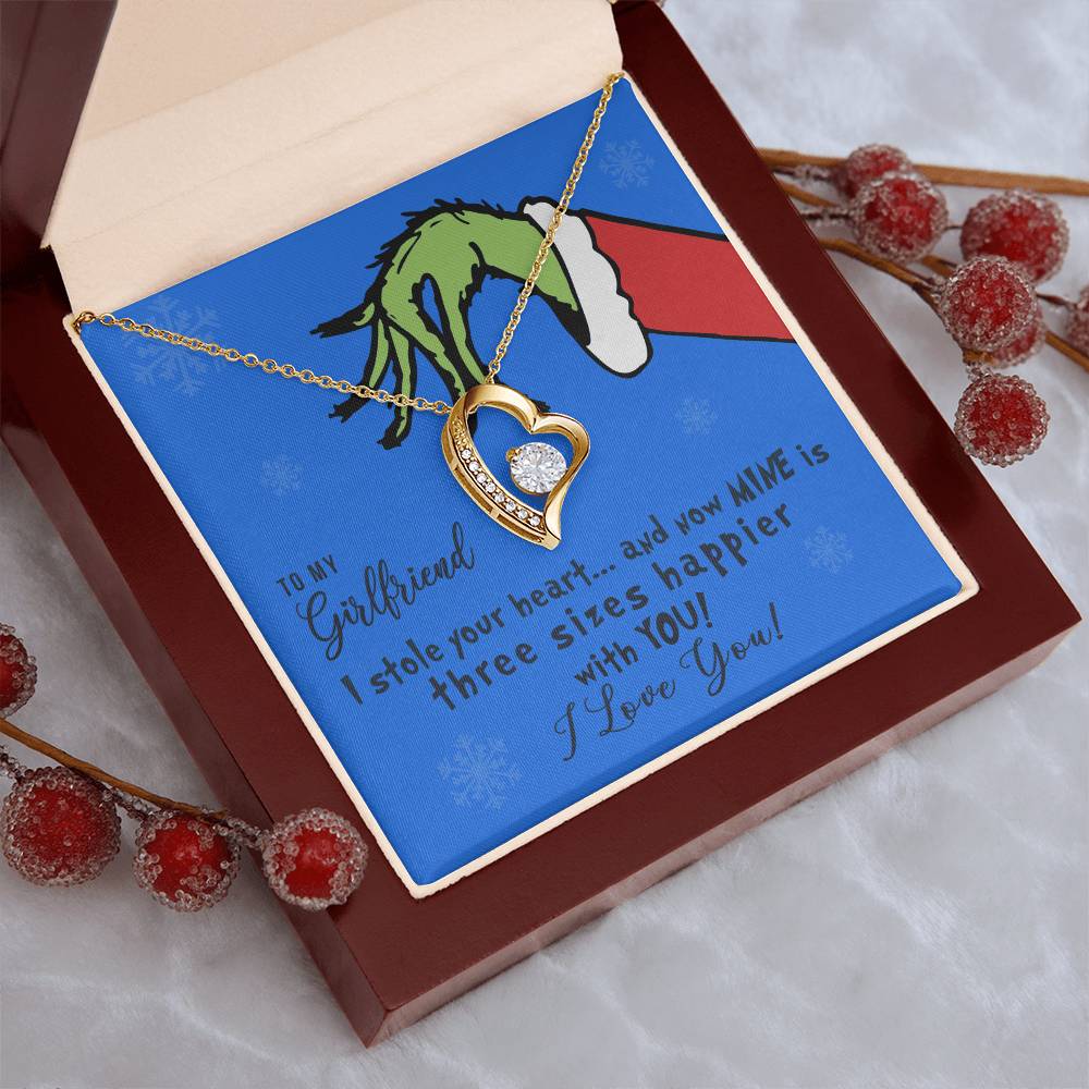 Initials Hearts Pendant Necklace Promise To My Girlfriend For Couples Birthday Gift For Girlfriendwife Anniversary Forever Love Necklace