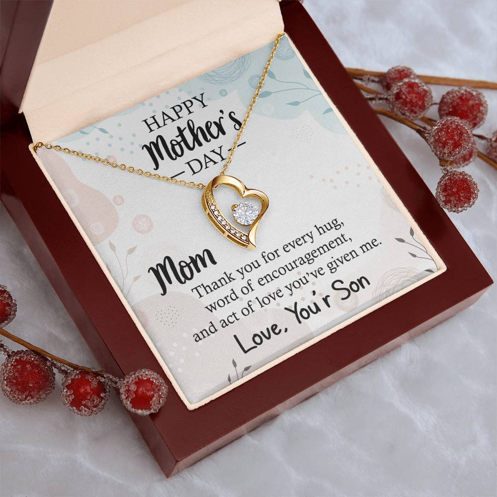 Happy Mother's Day 2 1 Forever Love Necklace