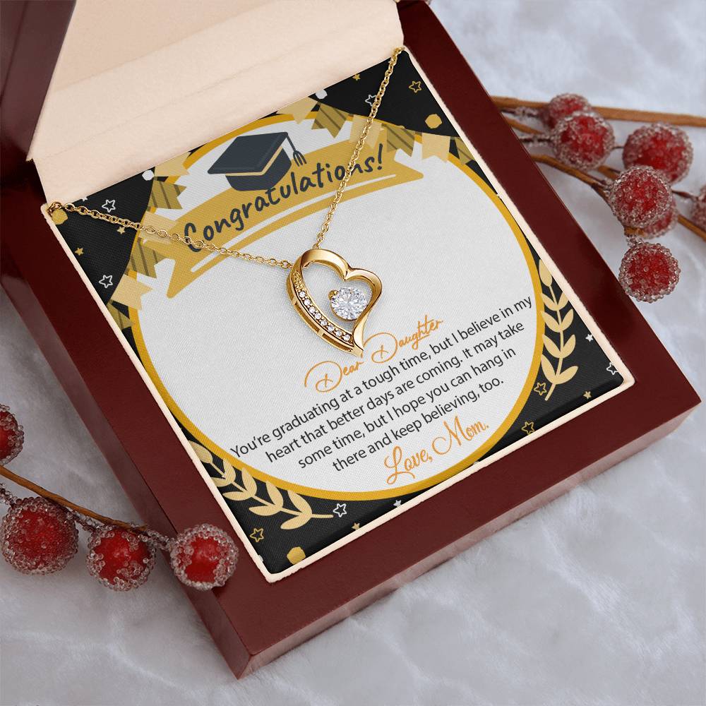 Graduation Gift For Daughter From Mom Forever Love Necklace