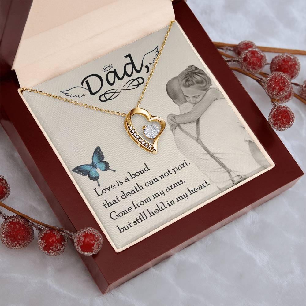 Dad Love Is Board Thay Death Can Not Part Necklace 1 Forever Love Necklace
