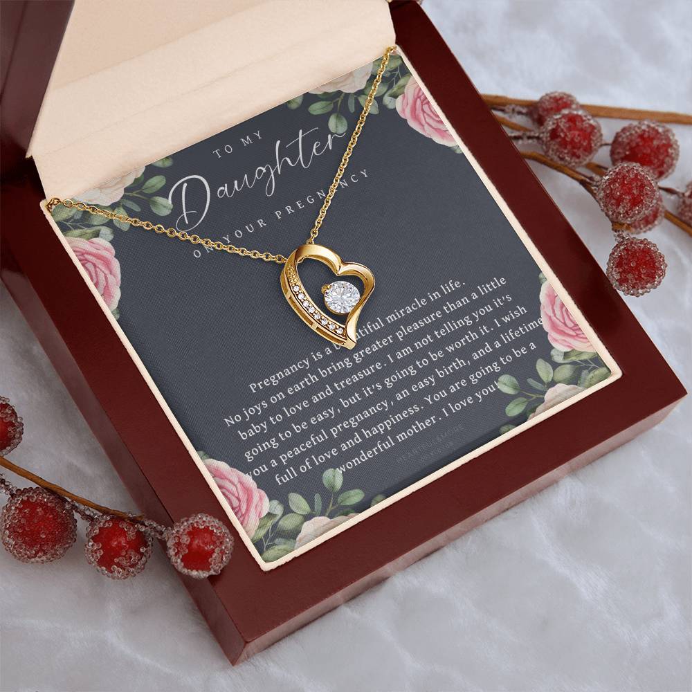 New Mom Expecting Mom Gift Expecting Mom Gift Pregnancy Gift For Daughter Mothers Day Gifts Anniversary Forever Love Necklace