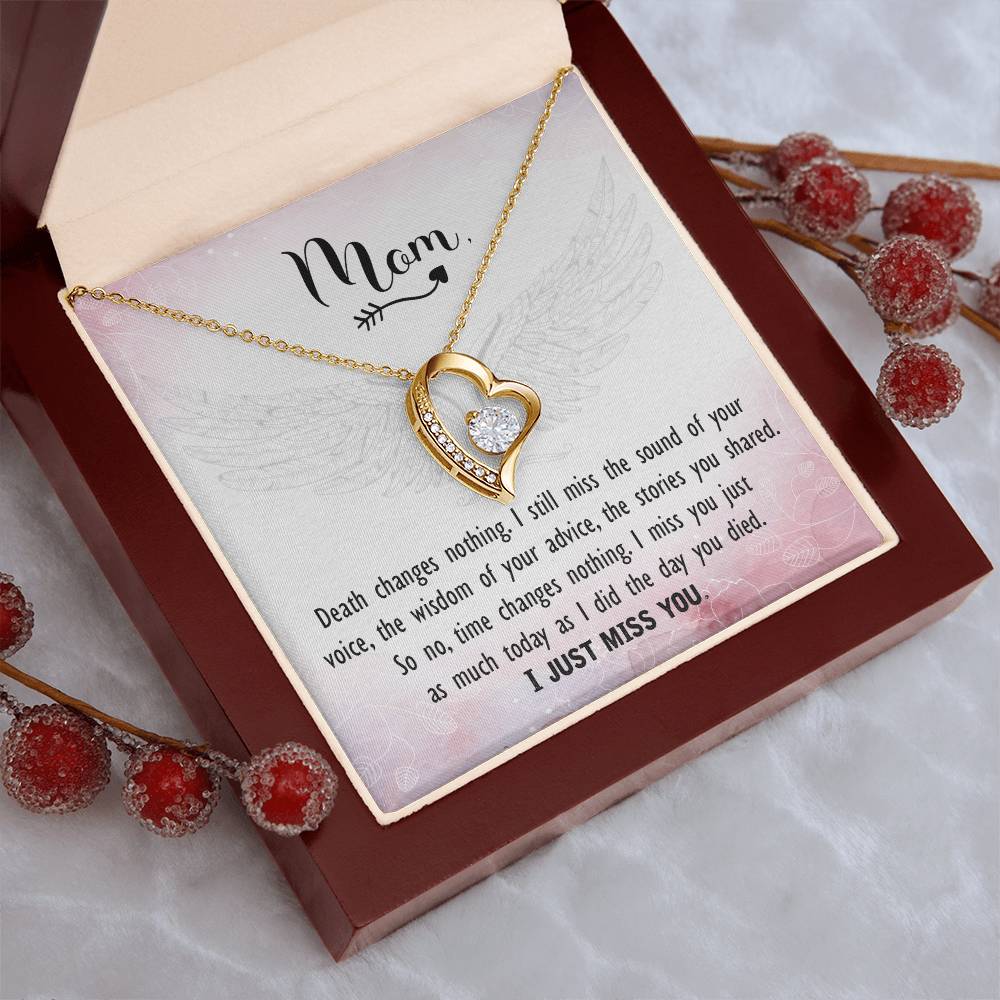 Mom - I Just Miss You - Forever Love Necklace Forever Love Necklace