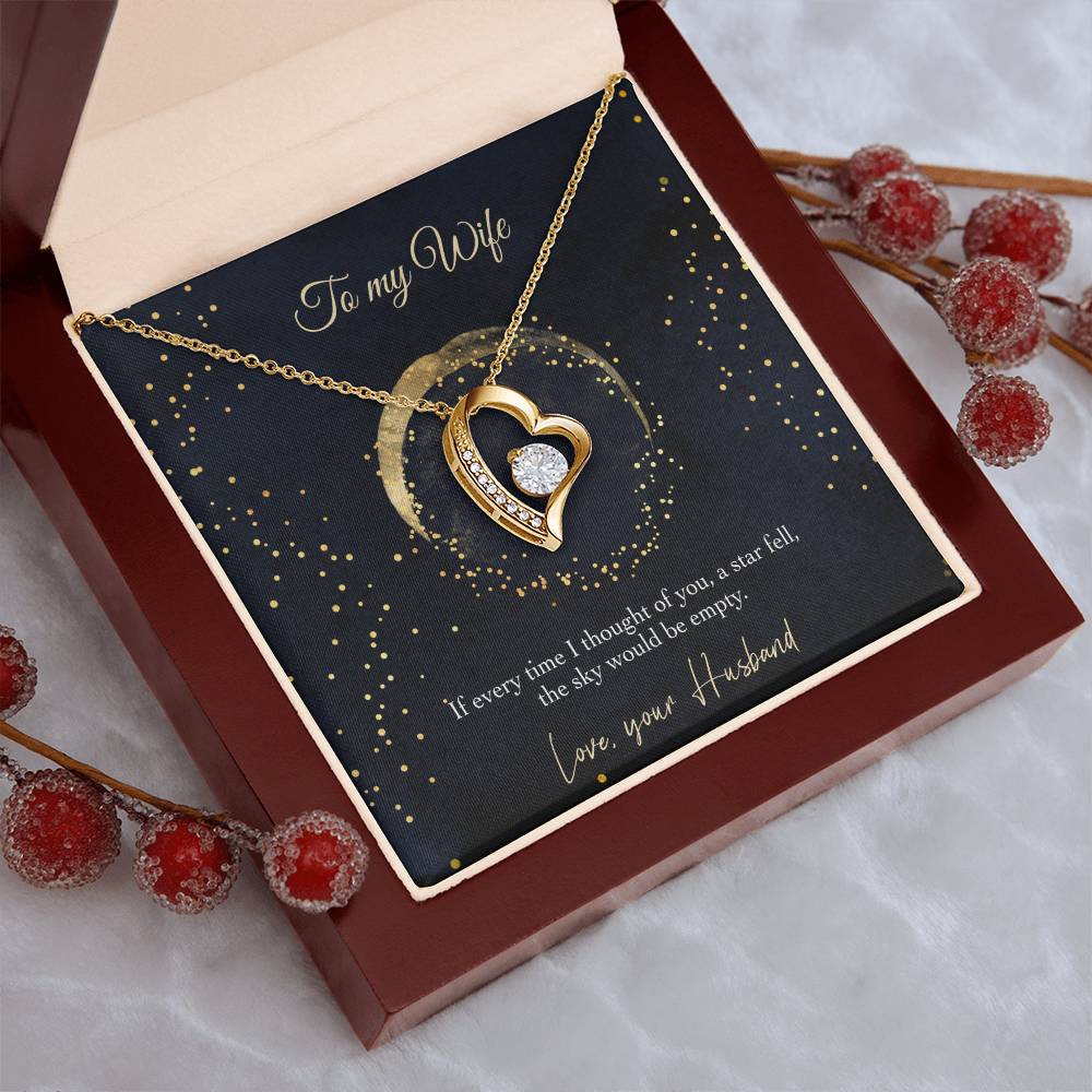 If Every Time I Thought Of You Forever Love Necklace
