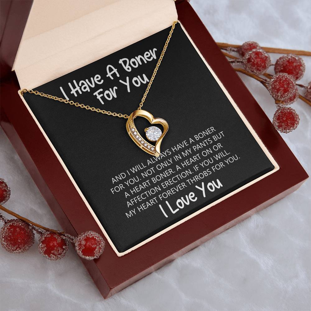 I Have A Heart On For You And Always Will - Forever Love Necklace Forever Love Necklace