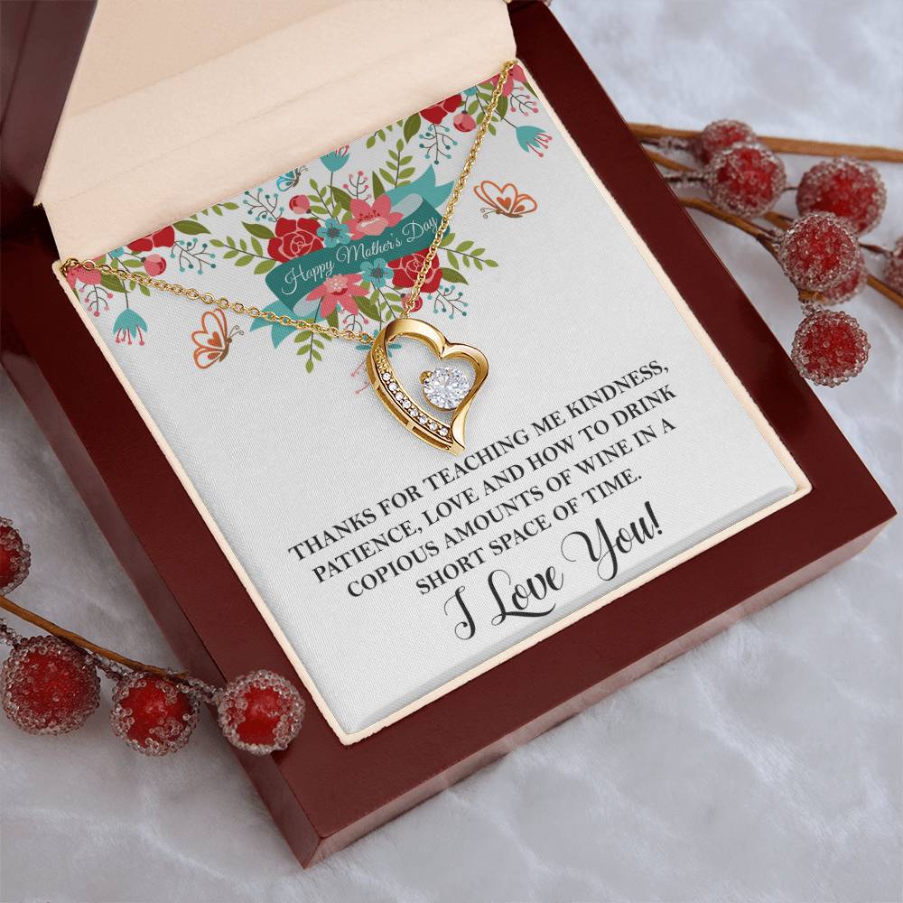 Thanks For Teaching Me Forever Love Necklace