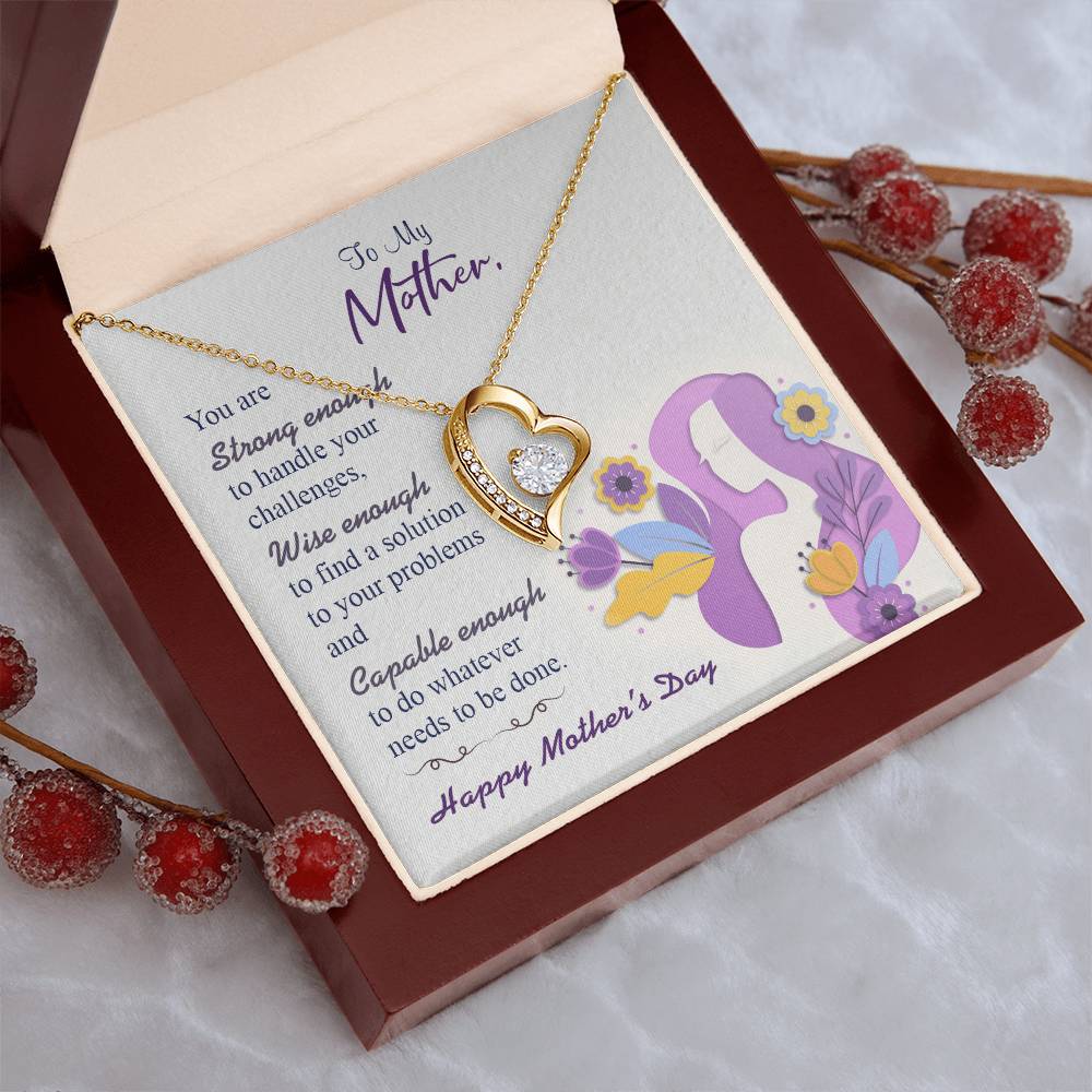 To My Mom 7 1 Forever Love Necklace