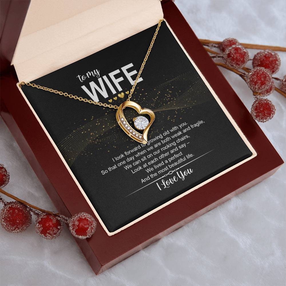 To My Wife I Love You Message Tmw14 1 Forever Love Necklace