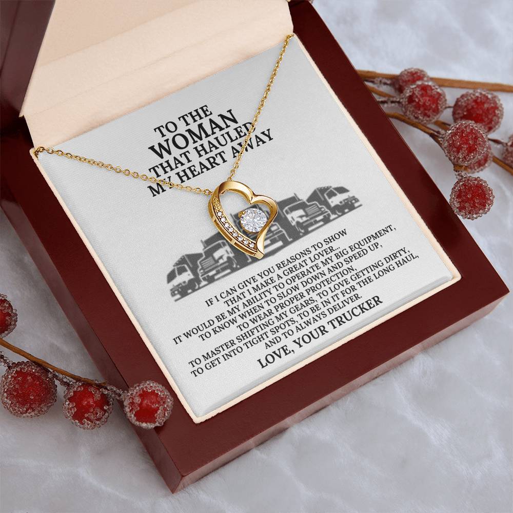 Reasons Of Truckers That Makes Them Better Lover Necklace Gift... Forever Love Necklace