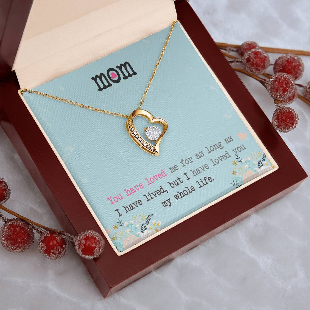 Perfect Gift For Mom On Mother's Day Forever Love Necklace