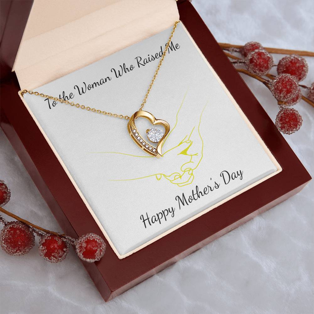 To The Women Who Rice Me Happy Mother's Day Necklace 1 Forever Love Necklace