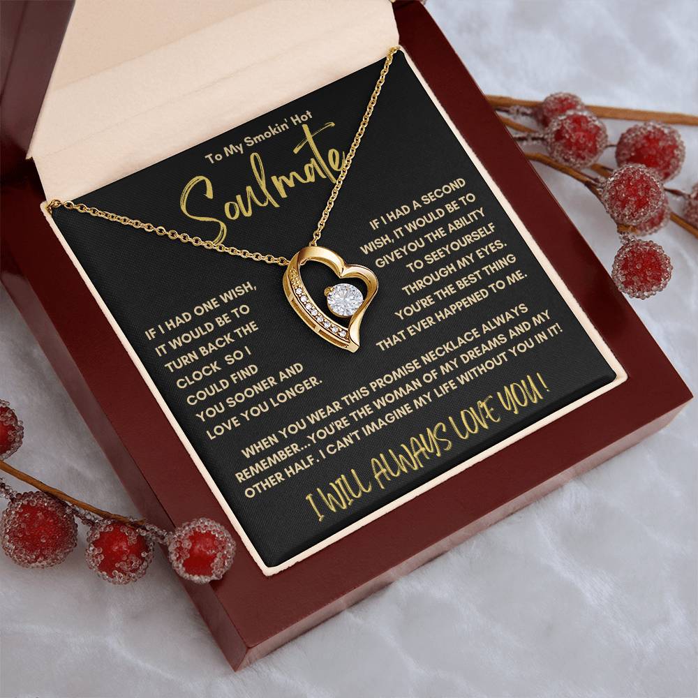 Soulmate - Woman Of My Dreams Forever Love Necklace