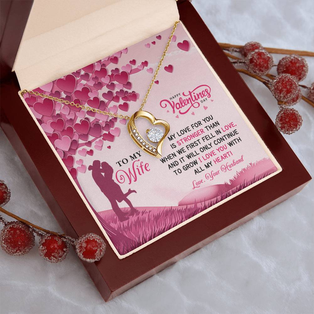 To My Wife - My Love For You - Necklace Forever Love Necklace