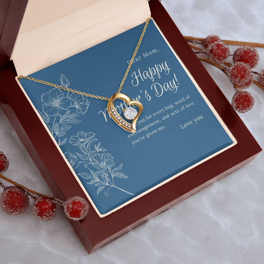 Forever Love Necklace Happy Mother's Day Forever Love Necklace