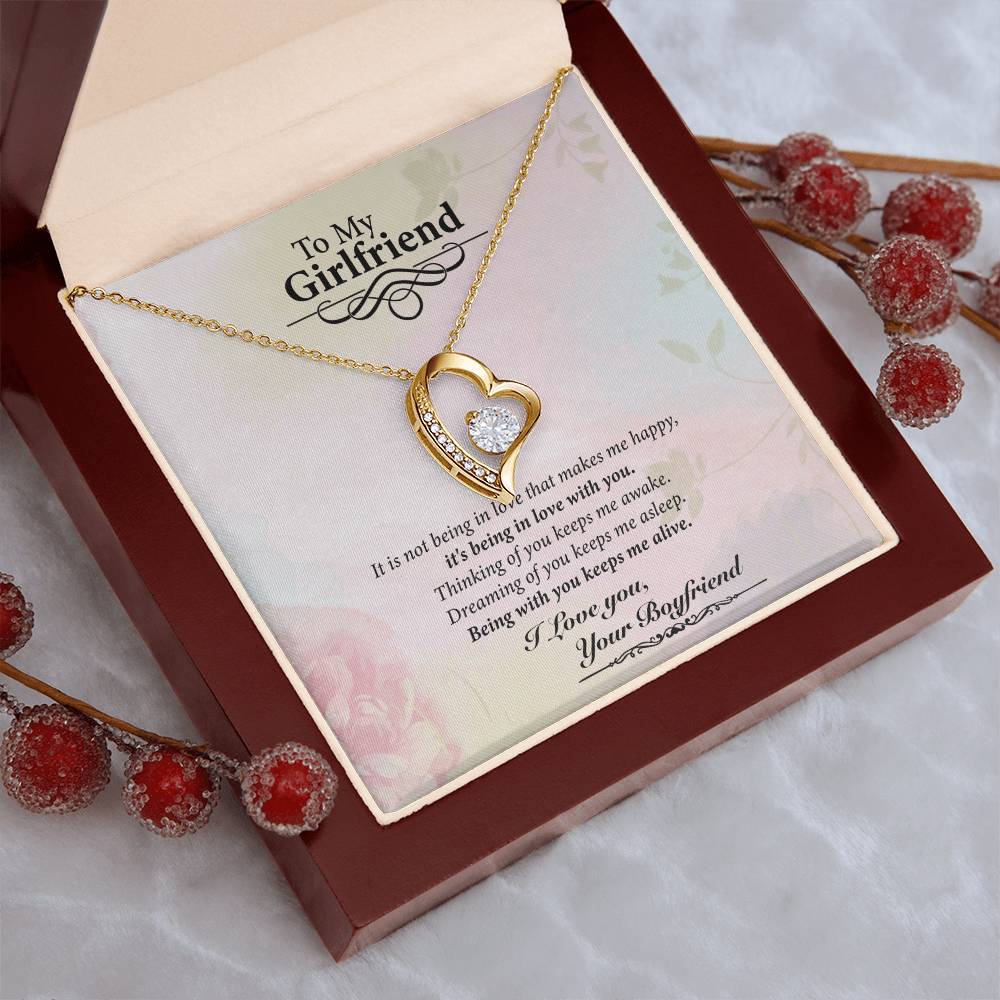 To My Girlfriend - Forever Love Necklace 1 Forever Love Necklace