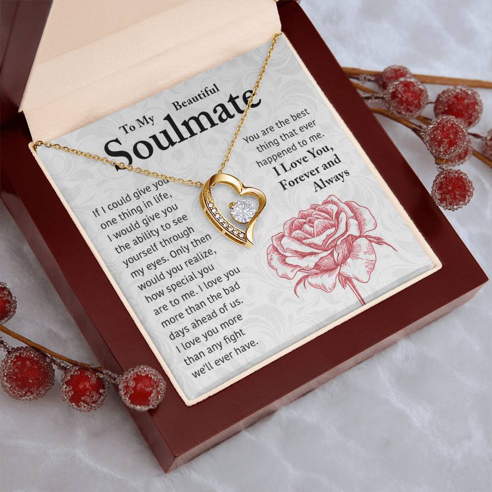Soulmate Gift Forever Love Necklace