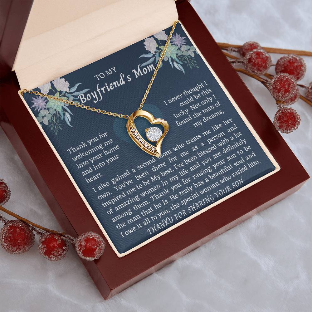 Forever Necklace Boyfriends Mom Forever Love Necklace
