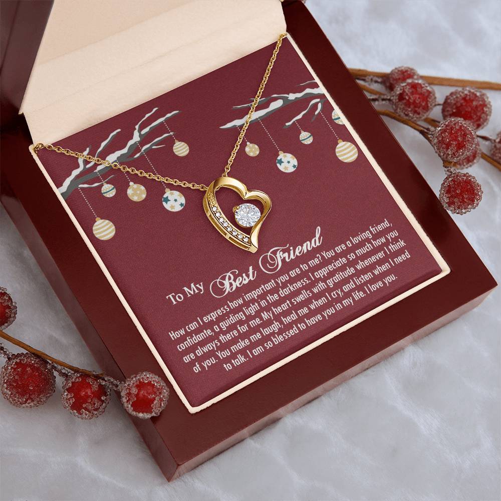 Best Friend Gift Jewelry Friend - Necklace Forever Love Necklace