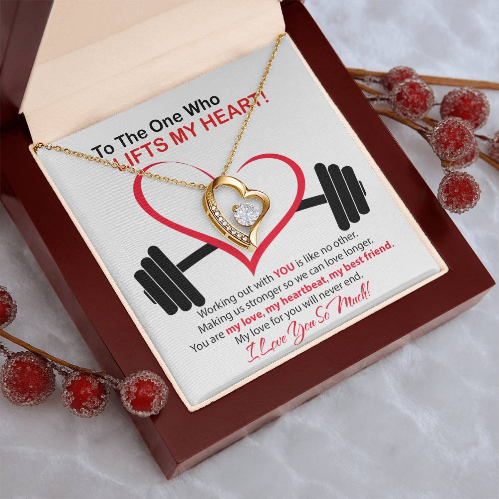 Forever Love Lifts My Heart! Forever Love Necklace