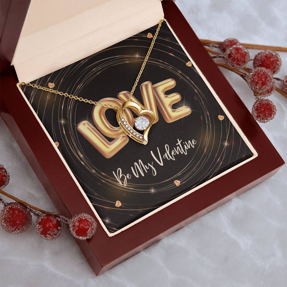 Love Be My Valentine Forever Love Necklace