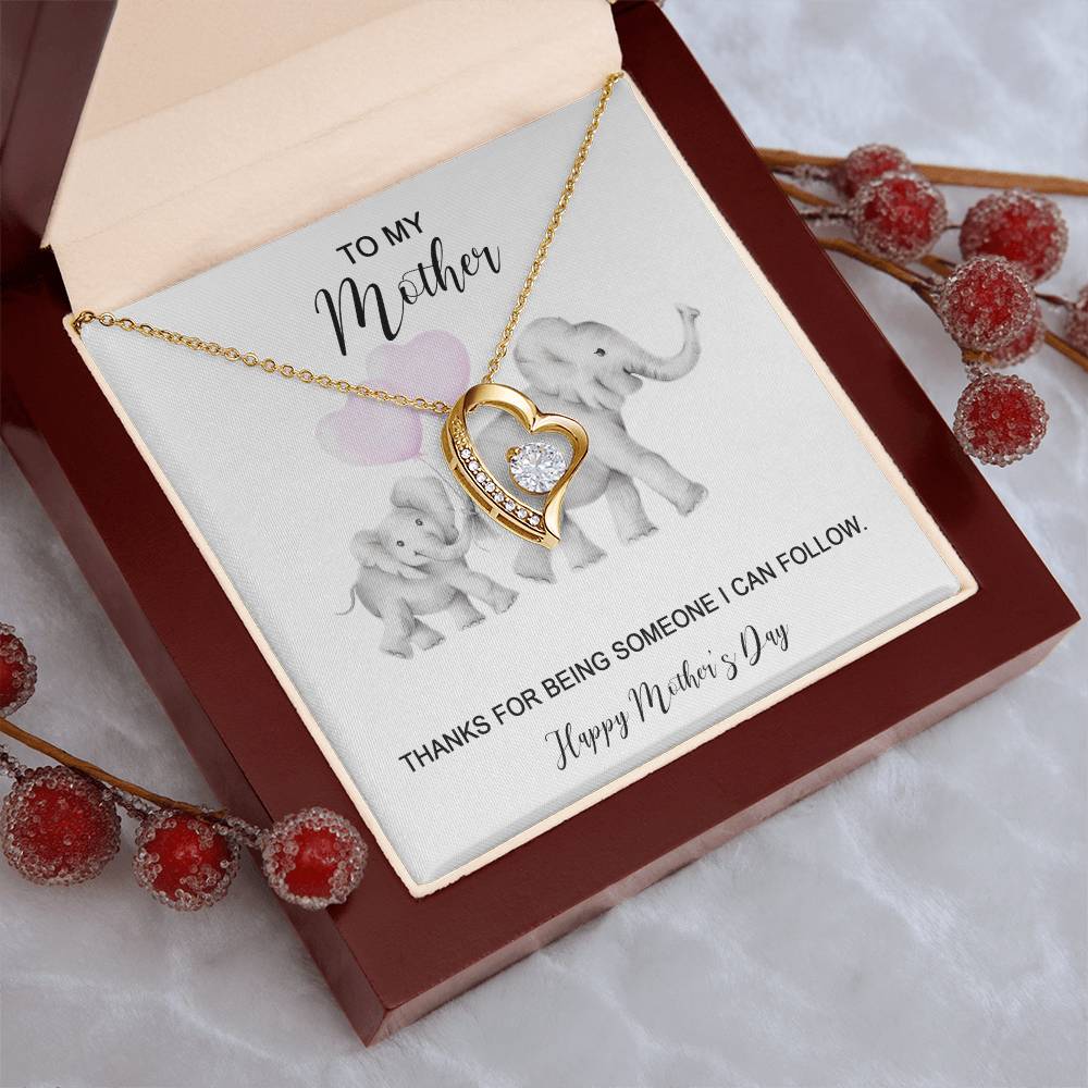 Mother's Day Gift Necklace For Mom Mother's Day Necklace Best Gift For Mom Mother's Day Necklace 2 Forever Love Necklace