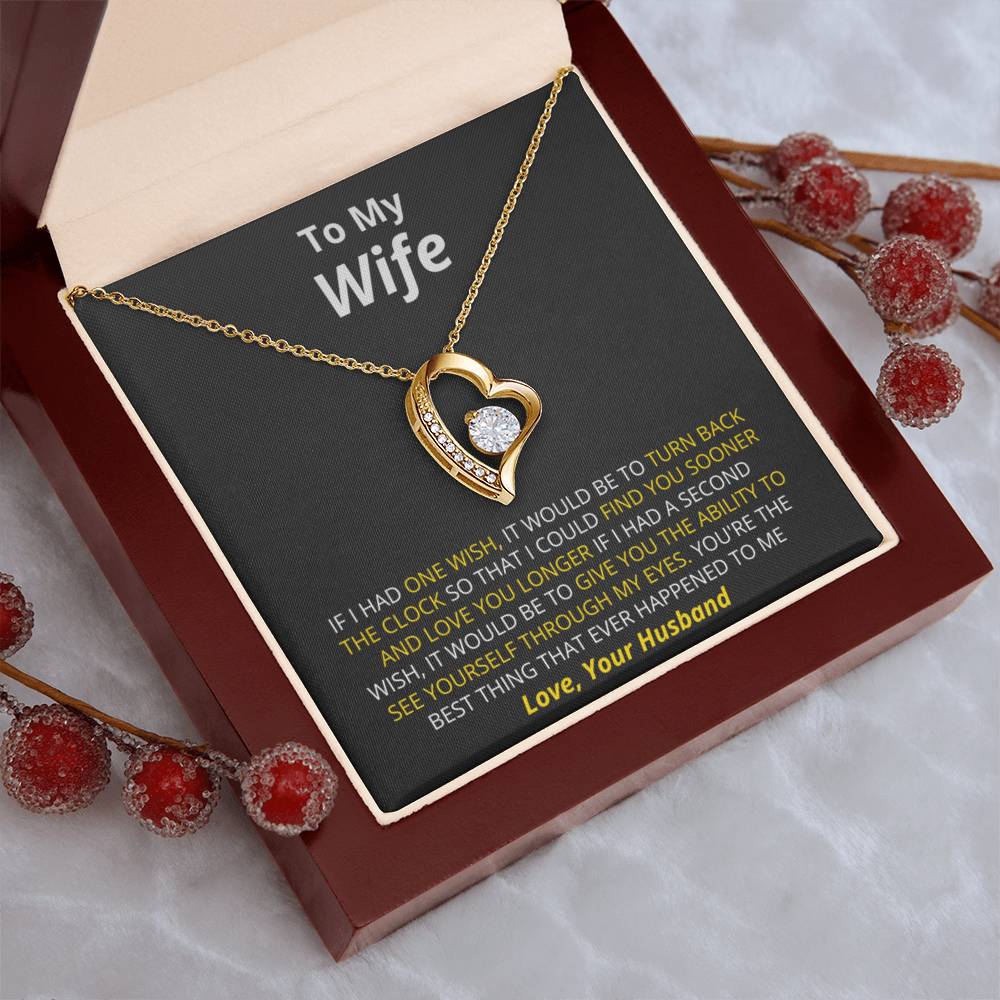 Love Necklace Perfect As Gift For Your Wife Forever Love Necklace