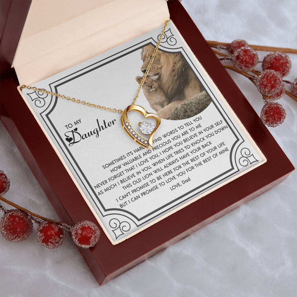 Daughter Gift Forever Love Necklace