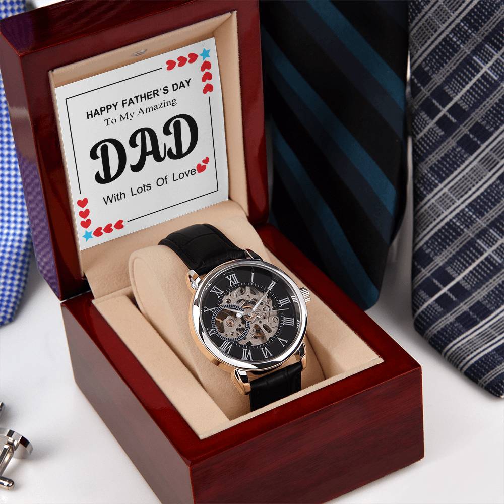 Father's Day Gift Watch For Dad Gift For Dad Father Of The Bride Gift Gift From Son Gift From Daughter Men Watch To Dad
