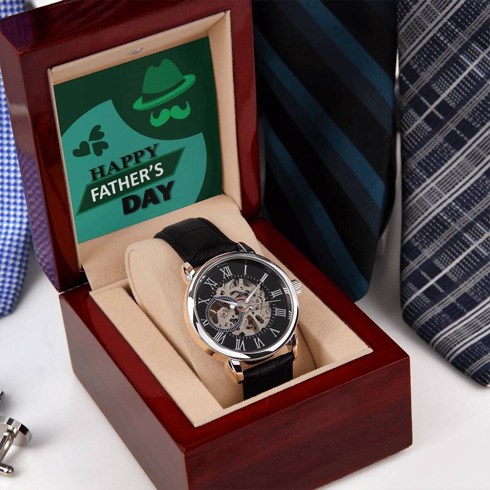 Watch For Dad Father's Day Gift Gift For Dad Father Of The Bride Gift Gift From Son Gift From Daughter Gift For Men To Dad Openwork Watch