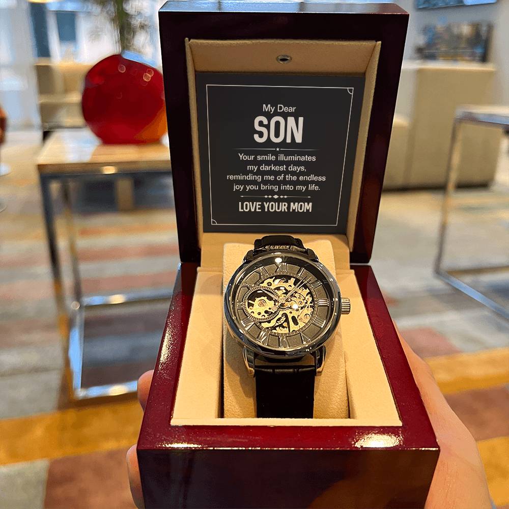 My Dear Son, You Smile Illuminates My Darkest Days - Openwork Watches