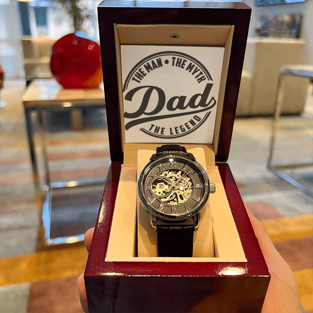 Self-Winding Watch For Dad A Treasured Gift From The Kids Openwork Watch