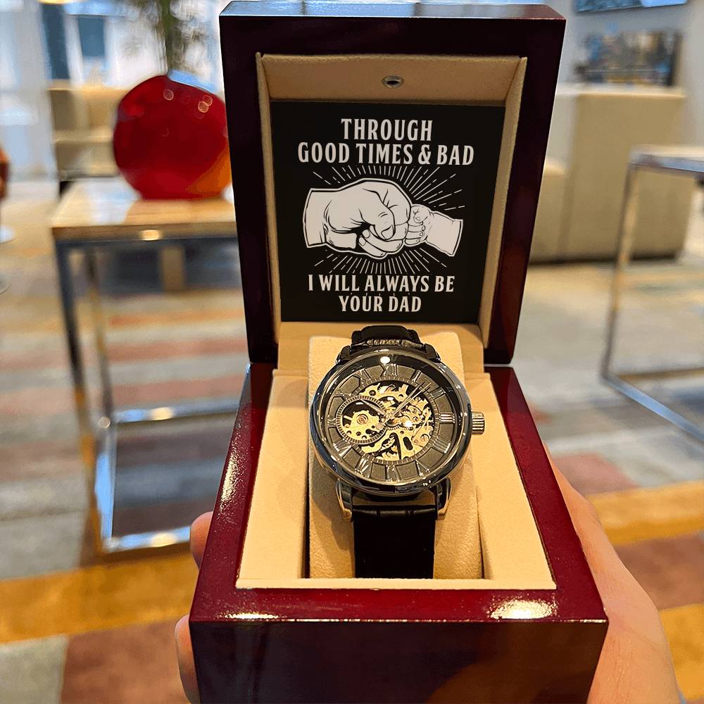 Son - Through Good Times & Bad - Men's Openwork Watch