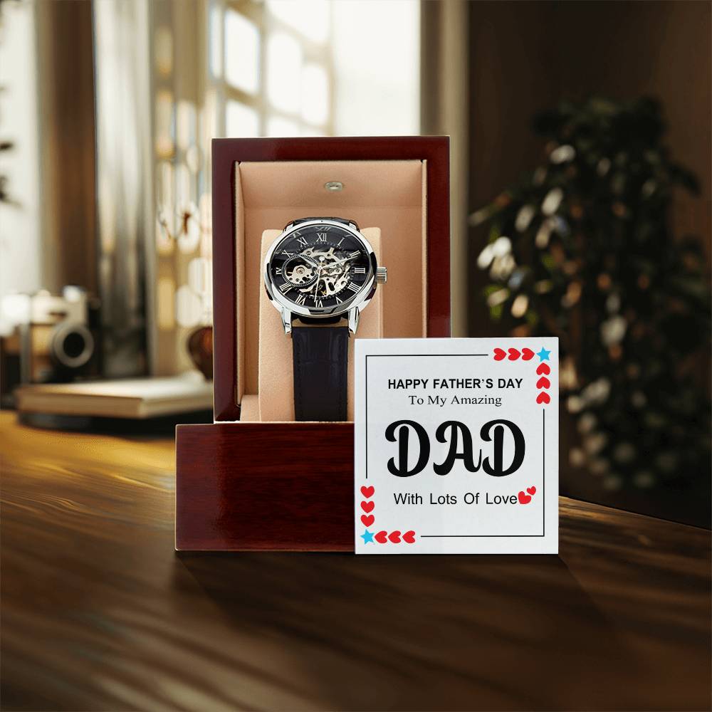 Father's Day Gift Watch For Dad Gift For Dad Father Of The Bride Gift Gift From Son Gift From Daughter Men Watch To Dad