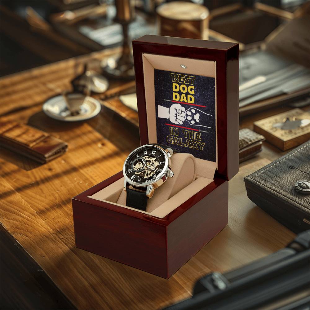 Best Dog Dad In The Galaxy - Fathers Day Gifts From Dog - Openwork Watch