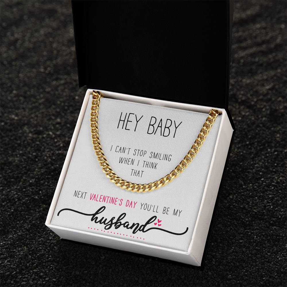 To My Future Husband Promise Necklace Husband To Be Valentines Gifts Wedding Gift For Husband Husband To Be Gifts On W Cuban Link Chain