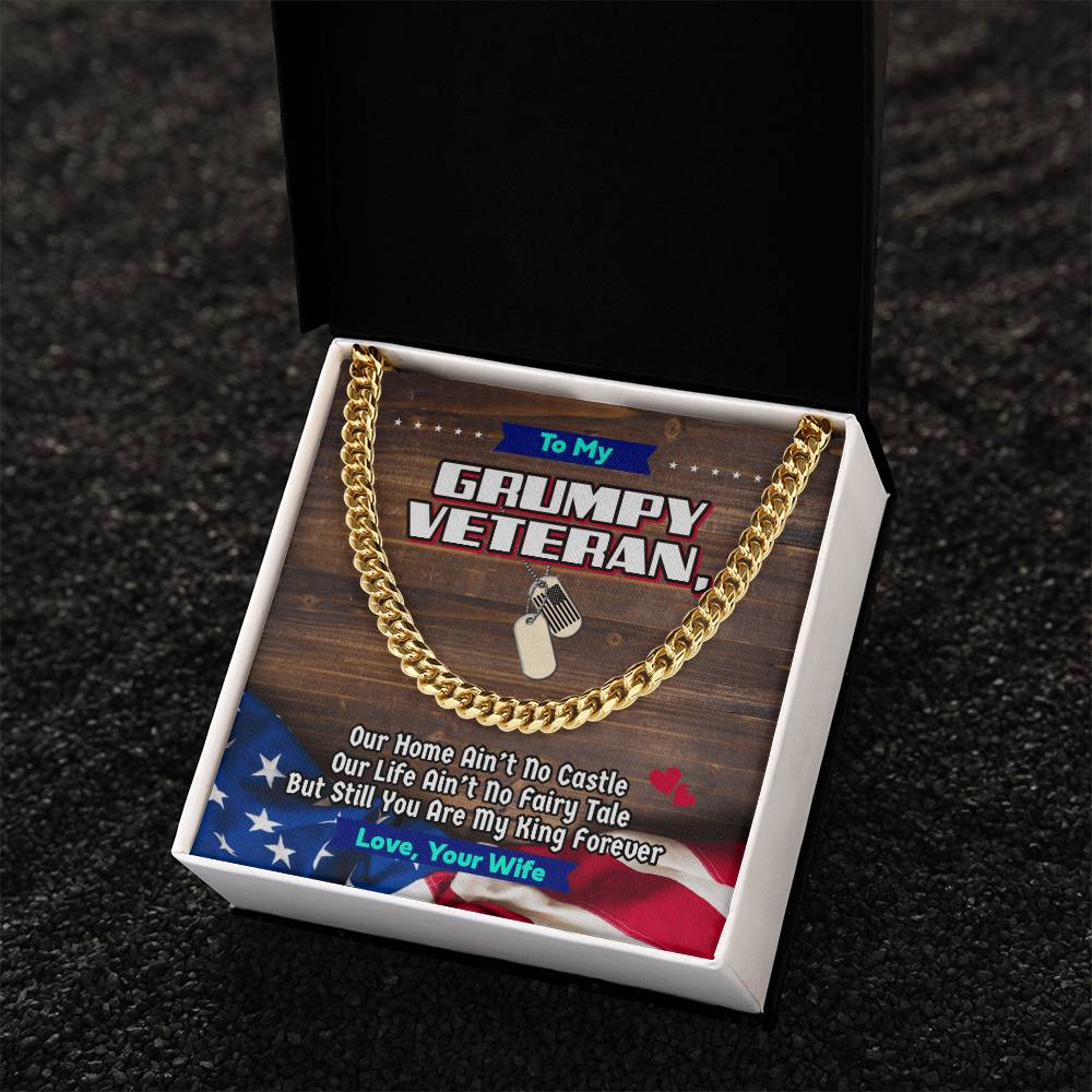 To My Veteran - Cuban Link Chain